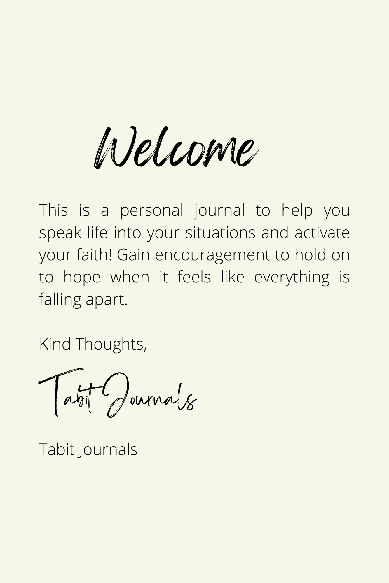 Now Write the Opposite: A Personal Journal to Activate Your Faith