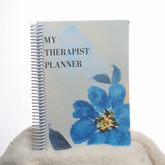 My Blue Therapist Planner: 15 Month Undated