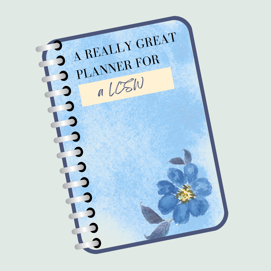 A Really Great Planner Blue Floral